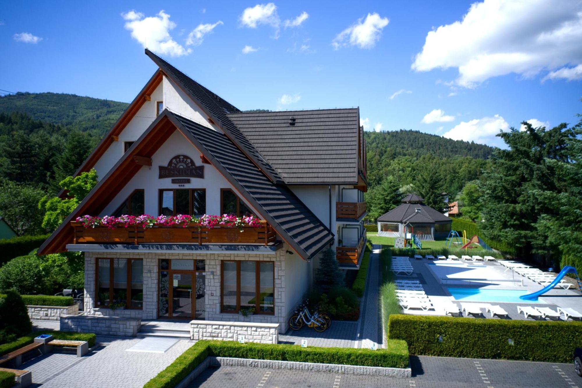 Hotel Beskidian แวงก์เยียร์สกา กูร์กา ภายนอก รูปภาพ